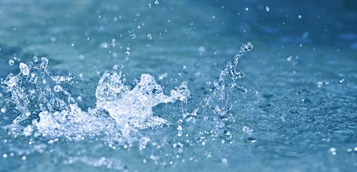 An image of a beautiful water splash background