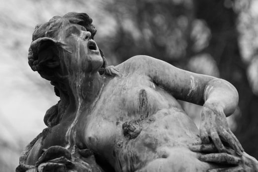 the famous fountain of vicktor tilgner which is located in the vienna volksgarten