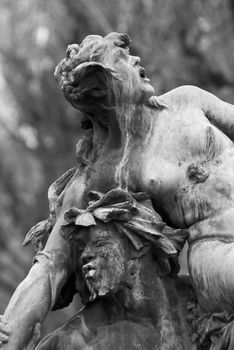 the famous fountain of vicktor tilgner which is located in the vienna volksgarten