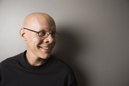 Portrait of mid-adult Caucasian male smiling.