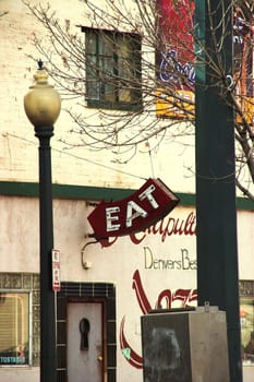 American Urban Restaurant sign