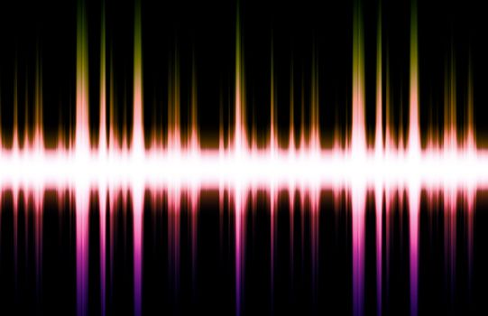 Sound Equalizer Rhythm Music Beats in Various Colors