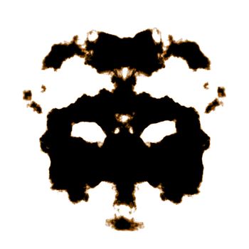 Rorschach Test of an Ink Blot Card
