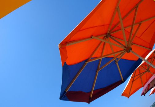 colorful beach umbrellas