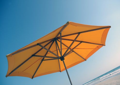 Colorful beach umbrellas