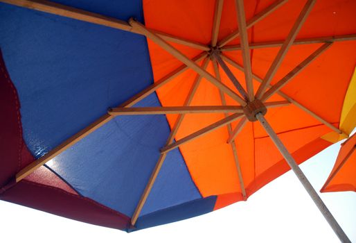 Colorful beach umbrellas