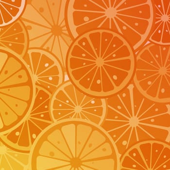 Orange slices background