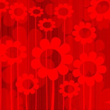 Abstract background in reds