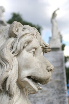 Fragment of the Antique Sculpture, Head of the Lion