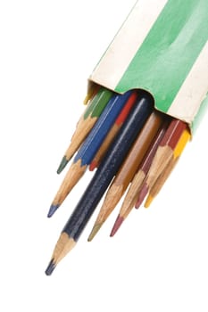Old Pencils, Colour, Varicoloured, Wooden, Grifeli, Box, Paperboard