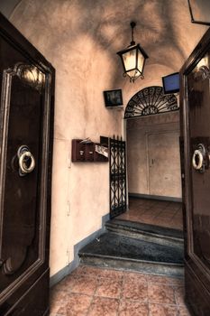 Home Entrance Interior in Florence, Italy