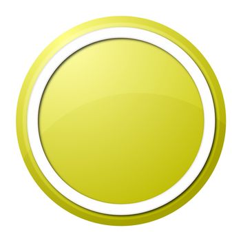 round button with white ring for web design and presentation