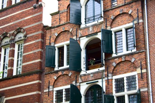 Typical house in center of Amsterdam