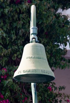 The Camino Real Association placed 100 pound bells every mile of the route of the old Highway 101 known as El Camino Real