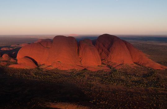 View from Helicopter over Ayers Rock in Australia
