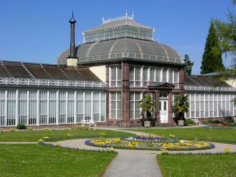 Ancient greenhouse in Kassel, Germany