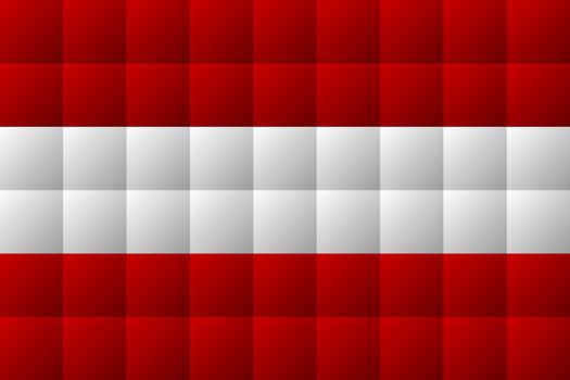 Flag of Austria in red and white