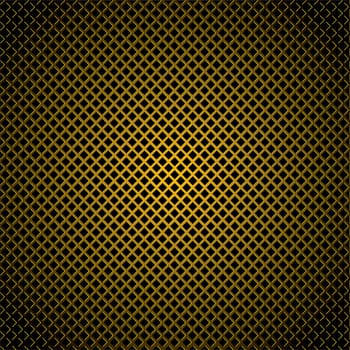 golden diamond pattern background with highlight edges and shadow