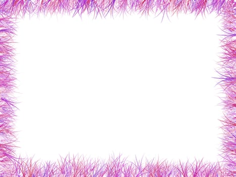 Frame of artifical grass stems
