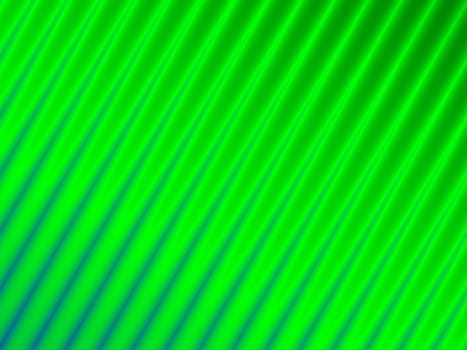 Alternating and shining green and blue waves