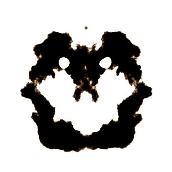 Rorschach Test of an Ink Blot Card