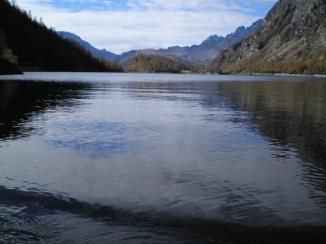 lake of codelago in devero alp