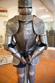 One natural old textured knight armor