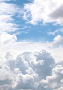 Atmospheric Phenomena, Big Clouds under Blue Sky