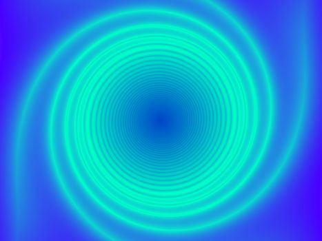 Colorful, rendered and smooth spiral