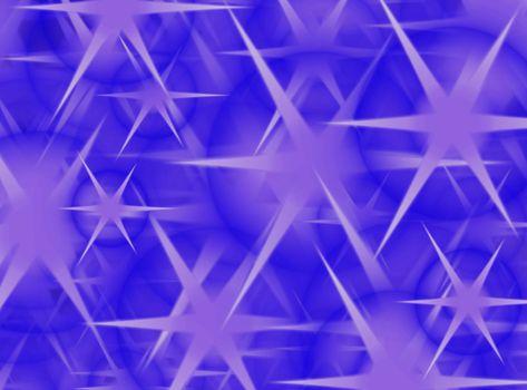 Purple stars in a blue night