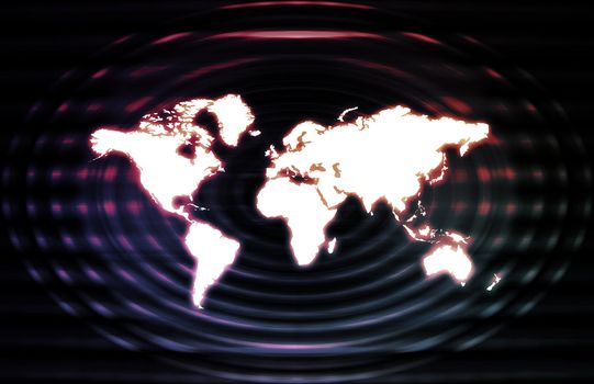 Global World Business Abstract as a Background