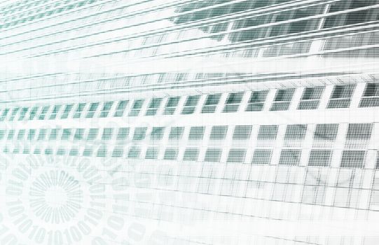 Business Abstract Technology as a Background Art