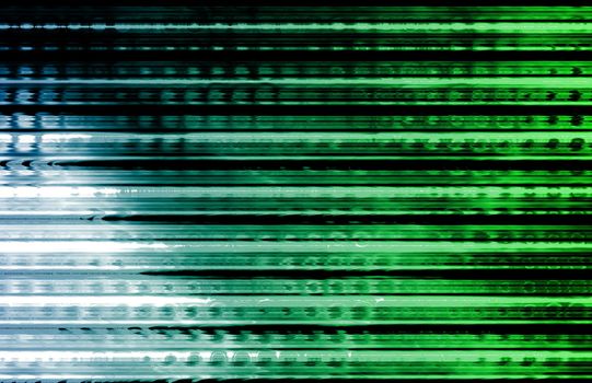 Modern Technology Background in a Color Burst