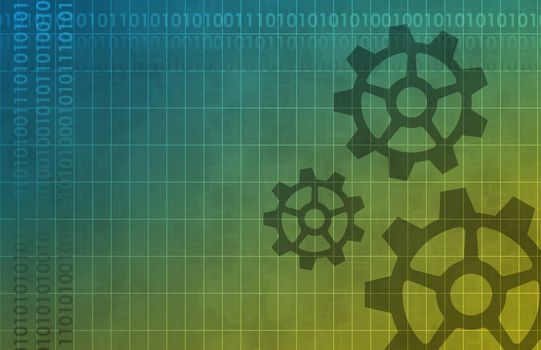 Mechanical Background Art Data Design Abstract