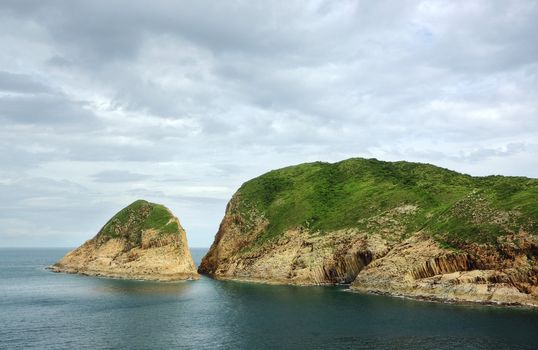 landscape from hong kong geopark