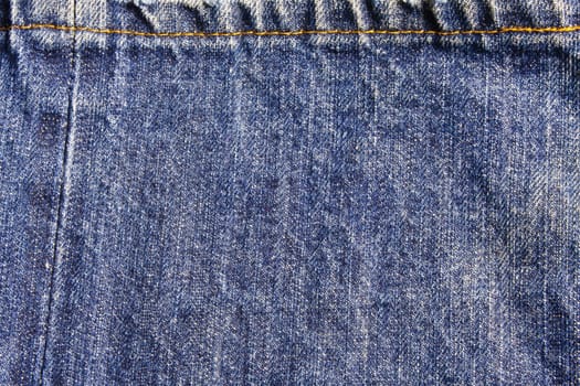 Edge of jeans texture