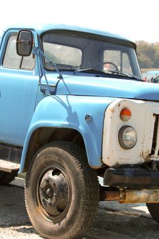 Old blue truck