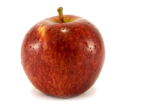 red apple isolated on a white background