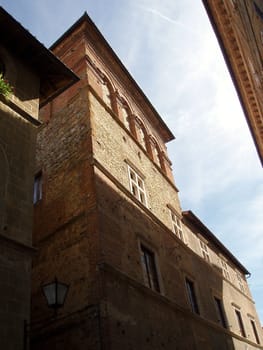 Tuscan building and sky