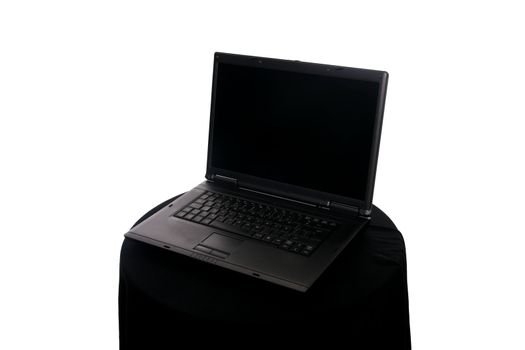 Portable Pc over white background