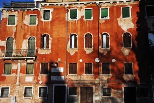 Old Venetian building in Campo San Vidal