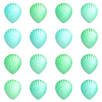 Seashell Background with a Aquatic Theme Art