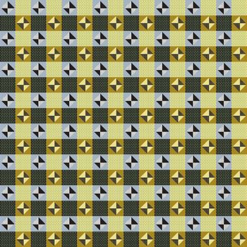 Seamless pattern with geometrical motives
