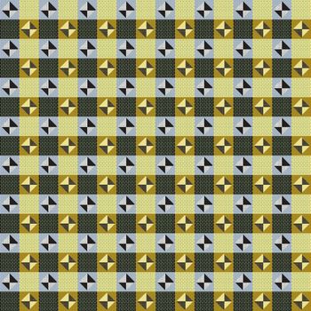 Seamless pattern with geometrical motives