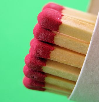           tube of long matches ready for use