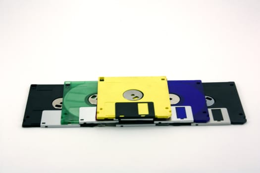 stack of floppy disks