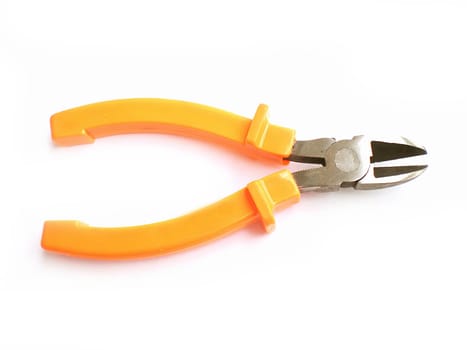 pliers on white background