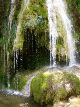 mountain waterfall near Krushuna Bulgaria