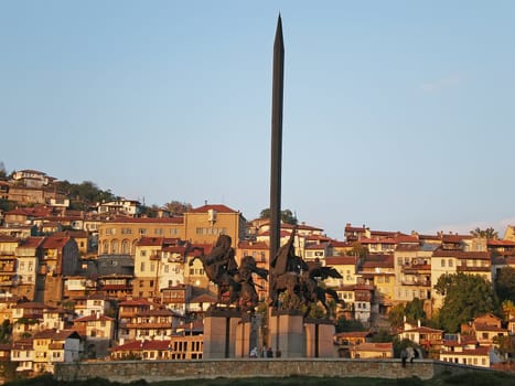 city view with old houses, Veliko Turnovo Bulgaria