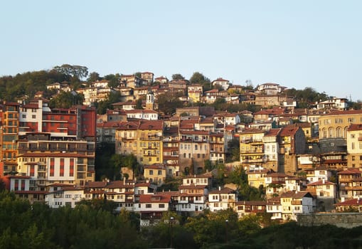 city view with old houses, Veliko Turnovo Bulgaria